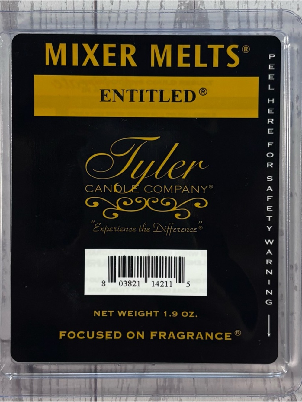 Tyler Candle Company Entitled Mixer Melts Wax Tarts 1.9 oz | NEW